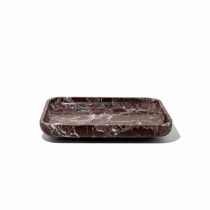 Architect Footed Letter Tray | Rosso Levanto