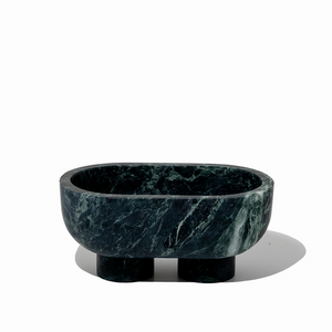 The Muse Footed Oval Tray | Verde Alpi