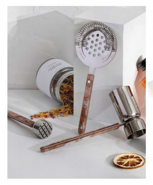 Cocktail Tools Set of 3 | Taupe by TASTEOLOGY (copy-of-cocktail-tools-set-of-3-taupe)