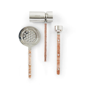 Cocktail Tools Set of 3 | Taupe by TASTEOLOGY (copy-of-cocktail-tools-set-of-3-taupe)