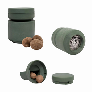 BILLUND Nutmeg Grater | Green by CRUSHGRIND (billund-nutmeg-green)