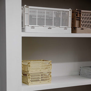 Slant Collapsible Crate | L | 50 x 33cm | Tuscany by DESIGNSTUFF (slant-collapsible-crate-l-50-x-33cm-tuscany)