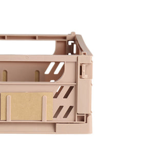 Slant Collapsible Crate | S | 25x16cm | Tuscany (2pc) by DESIGNSTUFF (slant-collapsible-crate-s-25x16cm-tuscany-2pc)