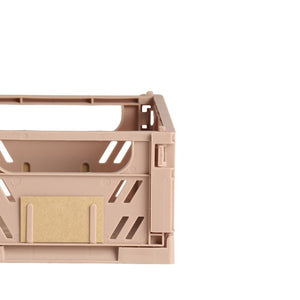 Slant Collapsible Crate | XS | 17 x 13cm | Tuscany (2pc) by DESIGNSTUFF (slant-collapsible-crate-xs-17-x-13cm-tuscany-2pc)