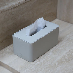 DESIGNSTUFF ARC Rectangle Tissue Box | Stone