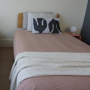 DAGNY Bed Linen Set | Single | Straw/Bark by BY NORD (by-nord-bed-linen-dagny-straw-w-bark)