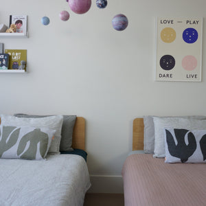 Linen Pillowcases Set Of 2 | Pinstripe by TELL ME MORE (tell-me-more-linen-pillowcases-set-of-2-pinstripe)