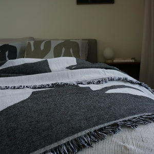 EARLY BIRD Throw | Beluga by BRITA (brita-early-bird-throw-beluga)