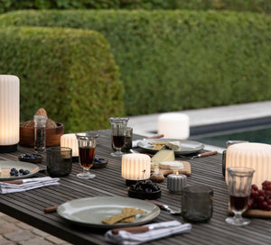 Dentelles Portable Lamps 9cm Set of 3 | Black Base by ATELIER PIERRE (dentelles-9-light-usb-recharge-black-base-9cm)