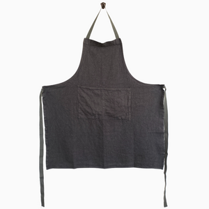 DOUDOU Apron w/pockets | Oxyde by CHARVET EDITIONS (charvet-editions-apron-doudou-oxyde)
