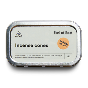 Incense Cones | Sandalwood by EARL OF EAST (incense-cones-sandalwood)