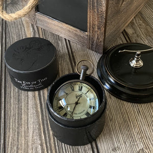 Eye Of Time Clock - Library by AUTHENTIC MODELS (stand-for-eye-of-time-nickel-14)