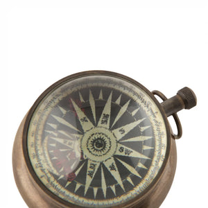 Porthole Eye of Time Clock - Bronze by AUTHENTIC MODELS (stand-for-eye-of-time-nickel-16)