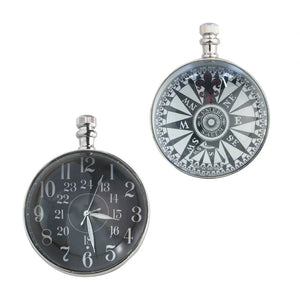Eye Of Time Clock - Nickel by AUTHENTIC MODELS (stand-for-eye-of-time-nickel-13)