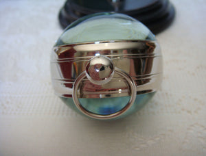 Eye Of Time Clock - Nickel by AUTHENTIC MODELS (stand-for-eye-of-time-nickel-13)