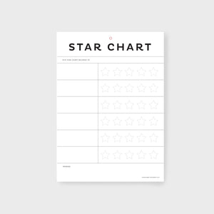 A4 Star Chart by FATHER RABBIT (a4-star-chart)