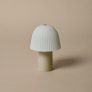Frill Portable Lamp | Cashmere/White by FERM LIVING (frill-portable-lamp-cashmere-white)