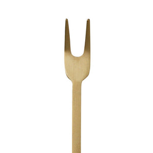 Fein Relish Fork | Brass by FERM LIVING (fein-relish-fork-brass)