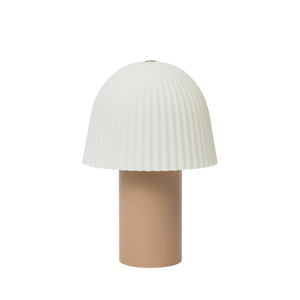 Frill Portable Lamp | Rose/White by FERM LIVING (frill-portable-lamp-rose-white)