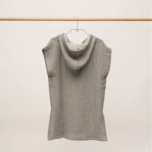 Flow Kids Poncho XS/S | Charcoal Grey by ANZA TEXTILE COMPANY (anza-flow-kids-poncho-charcoal-grey)