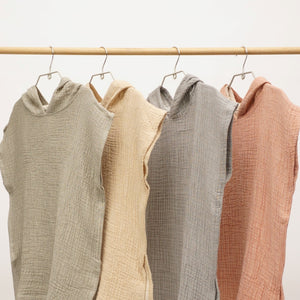 Flow Kids Poncho XS/S | Mustard by ANZA TEXTILE COMPANY (anza-flow-kids-poncho-mustard-s-m)