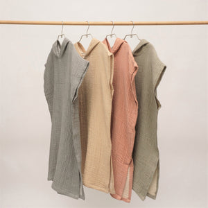 Flow Kids Poncho S/M | Mustard by ANZA TEXTILE COMPANY (anza-flow-kids-poncho-mustard-m-l)