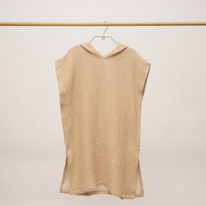 Flow Kids Poncho S/M | Mustard by ANZA TEXTILE COMPANY (anza-flow-kids-poncho-mustard-m-l)