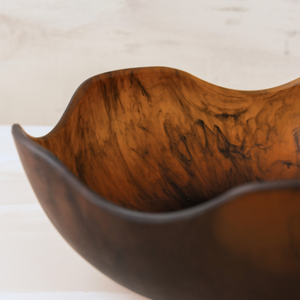 Flow Resin Salad Bowl L | Earth by SAARDÉ (flow-salad-bowl-l-earth)