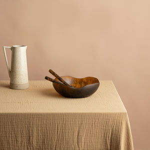 Flow Resin Salad Bowl S | Earth by SAARDÉ (flow-salad-bowl-s-earth)