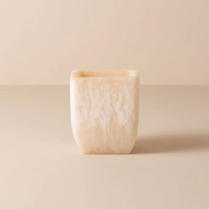 Flow Resin Toothbrush Holder | Shell by SAARDÉ (flow-toothbrush-holder-shell)