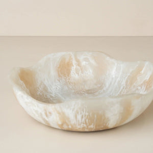 Flow Resin Salad Bowl S | Shell by SAARDÉ (flow-salad-bowl-s-shell)