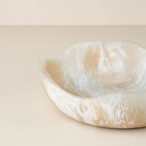 Flow Resin Salad Bowl S | Shell by SAARDÉ (flow-salad-bowl-s-shell)