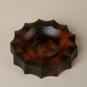 Flow Resin Sun Dish | Earth by SAARDÉ (flow-resin-sun-dish-earth)