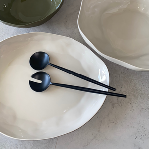 Handrin Salad Servers | Black by BLOOMINGVILLE (hadrin-salad-servers-black)