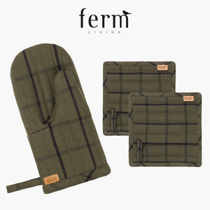 Hale Oven Mitt | Green/Black Chair by FERM LIVING (hale-oven-mitt-green-black-chair)