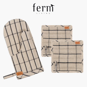Hale Oven Mitt | Sand/Black Chair by FERM LIVING (hale-oven-mitt-sand-black-chair)