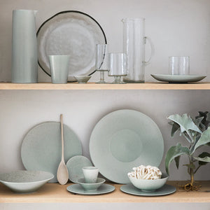 Hammered Glass Serving Bowl | Clear by URBAN NATURE CULTURE (urban-nature-culture-serving-bowl-hammered-glass-transparent)