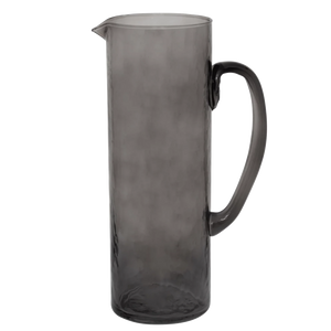 Hammered Glass Jug | Ebony by URBAN NATURE CULTURE (urban-nature-culture-jug-hammered-glass-ebony)