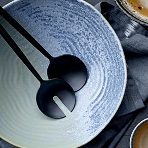 Handrin Salad Servers | Black by BLOOMINGVILLE (hadrin-salad-servers-black)