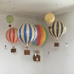 Model Hot Air Balloon M | Blue by AUTHENTIC MODELS (travels-light-true-red)