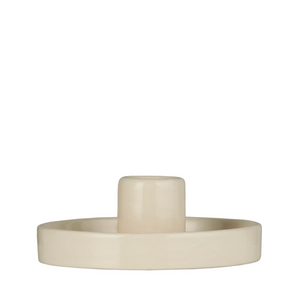 Ceramic Candle Holder - Chalk by IB LAURSEN (ib-laursen-candle-holder-f-dinner-candle-nude)