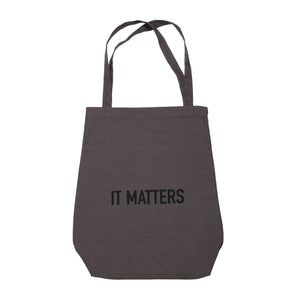 It Matters Bag | Dark Grey by THE ORGANIC COMPANY (the-organic-co-it-matters-bag)