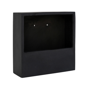 Jack Wally Wall Planter XS | Matte Black by POTTERY POTS (jack-wally-wall-planter-xs-black)