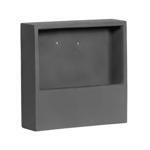 Jack Wally Wall Planter XS | Grey by POTTERY POTS (jack-wally-wall-planter-xs-grey)
