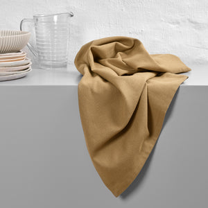 Organic Cotton Tea Towel L | Khaki by THE ORGANIC COMPANY (the-organic-company-kitchen-towel-khaki)