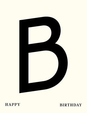 Card | Happy Birthday Typography by LETTUCE (lettuce-card-happy-birthday-typography)