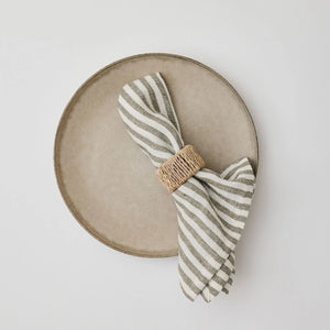 Tell Me More Leon Napkin | Seagrass