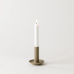 Lou Candle Holder | Sand Beige by TELL ME MORE (tell-me-more-lou-candle-holder-sand-beige)