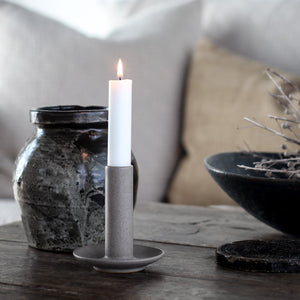 Lou Candle Holder | Dark Grey by TELL ME MORE (tell-me-more-lou-candle-holder-dark-grey)