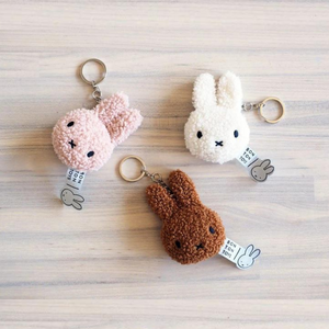 Bon Ton Toys Miffy Flat Keychain ECO Tiny Teddy 10cm | Cinnamon